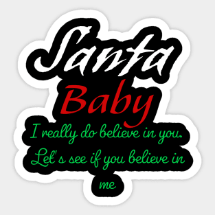 Santa Baby#2 Sticker